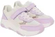 Saxo Blues Adidasi din mesh cu sclipici Purple foto