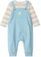 Orchestra Set 2 piese Blue - bluza cu maneca lunga si salopeta lunga foto