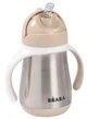 Cana cu pai din inox Beaba Clay, 250 ml foto