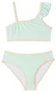 Orchestra Costum de baie din 2 piese Green Ruffles foto