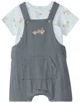 Orchestra Set 2 piese Totomobile - tricou si salopeta scurta foto
