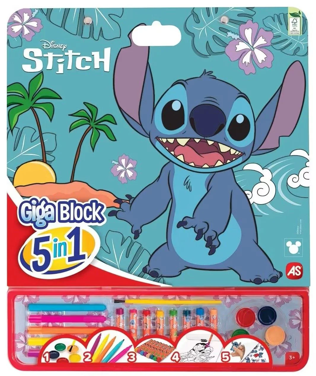 image for Набор для рисования AS Giga Block 5 в 1 Stitch foto
