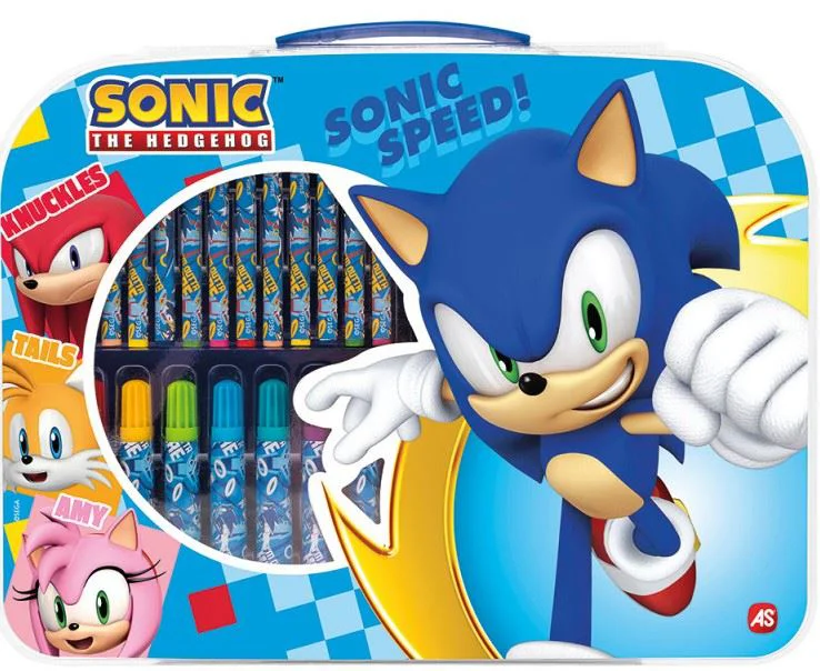 image for Набор для рисования в чемоданчике AS Sonic, 34 шт. foto
