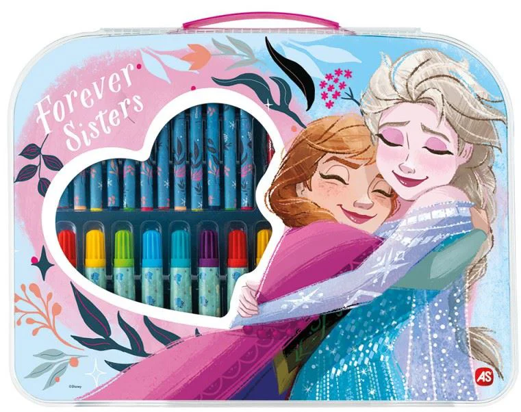 image for Набор для рисования в чемоданчике AS Frozen, 34 шт. foto