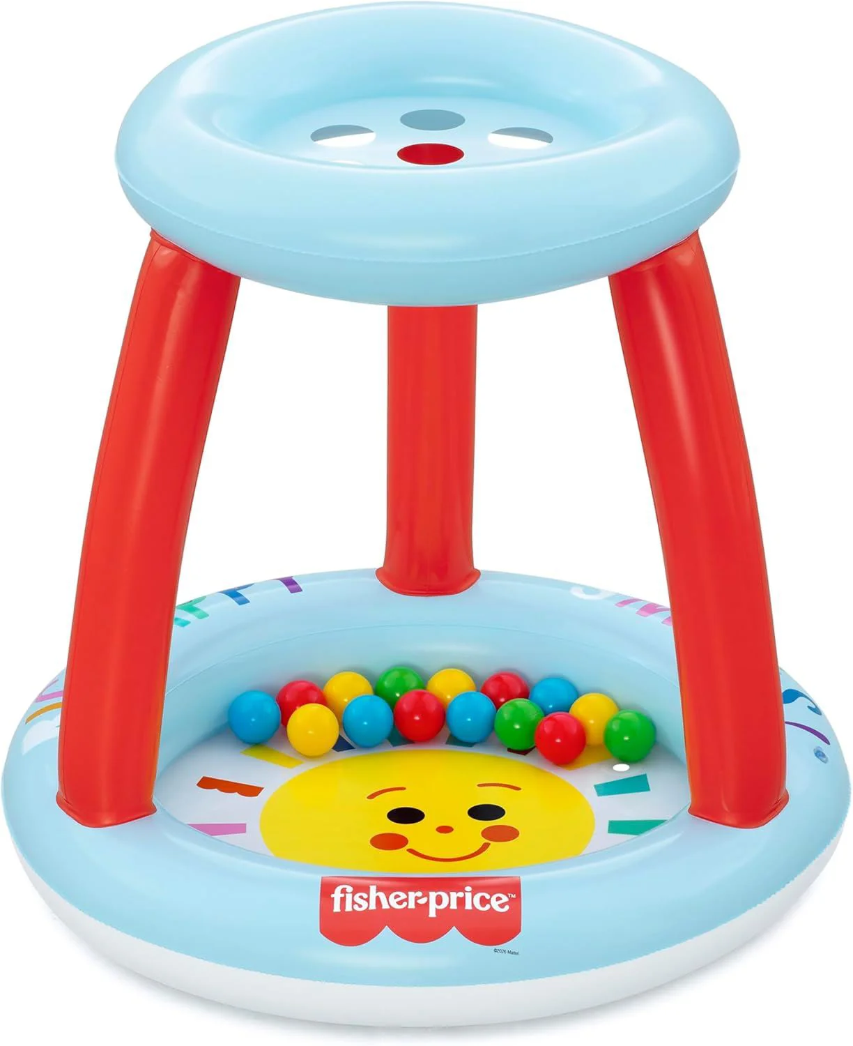 image for Jucarie gonflabila cu bile Bestway Fisher Price, 89x89x84 cm foto