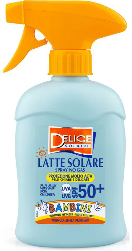 image for Lapte-spray pentru protectie solara pentru copii Delice Solaire Bambini SPF50+, 250 ml foto