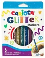 Set carioci cu glitter Carioca, 6 buc. foto