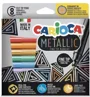 Набор металлических фломастеров Carioca Metallic Fine, 8 шт. foto