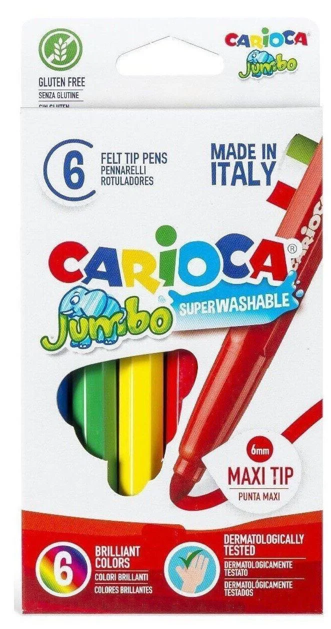 image for Set carioci Carioca Jumbo, 6 buc. foto
