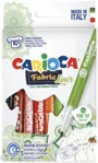 Набор фломастеров для ткани Carioca Fabric, 10 шт. foto