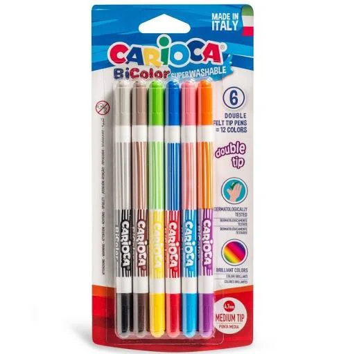 image for Set carioci Carioca BiColor, 6 buc. foto