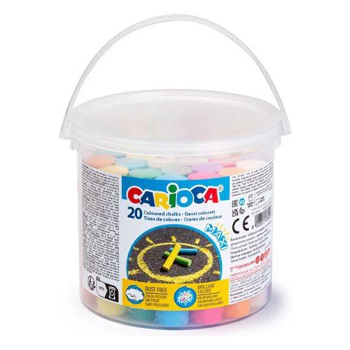 Creta colorata in caldare Carioca Maxi, 20 buc. foto