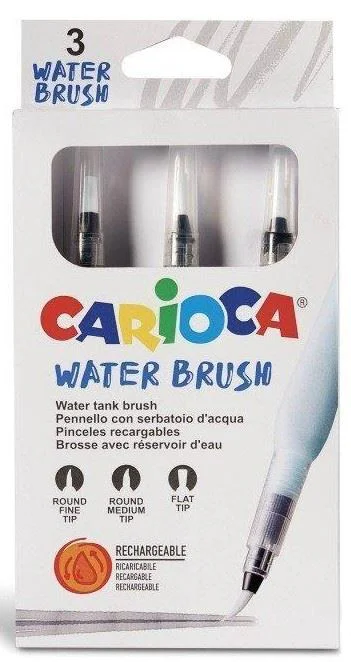 image for Set pensule cu rezervor pentru apa Carioca, 3 buc. foto