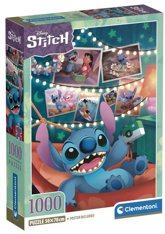image for Puzzle Clementoni Disney Stitch, 1000 el. foto