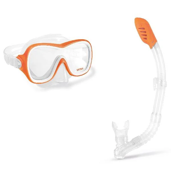 Set masca cu tub de scufundare Intex SPORT Wave Rider (8+ ani) foto