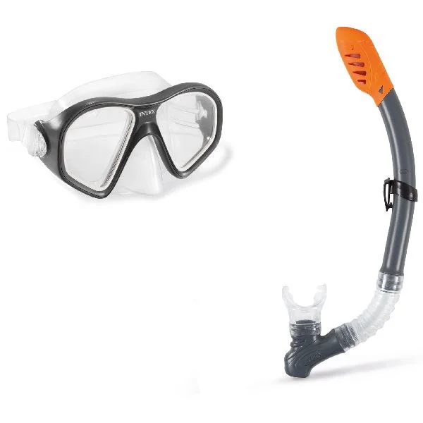 Set masca cu tub de scufundare Intex SPORT Reef Rider (14+ ani) foto