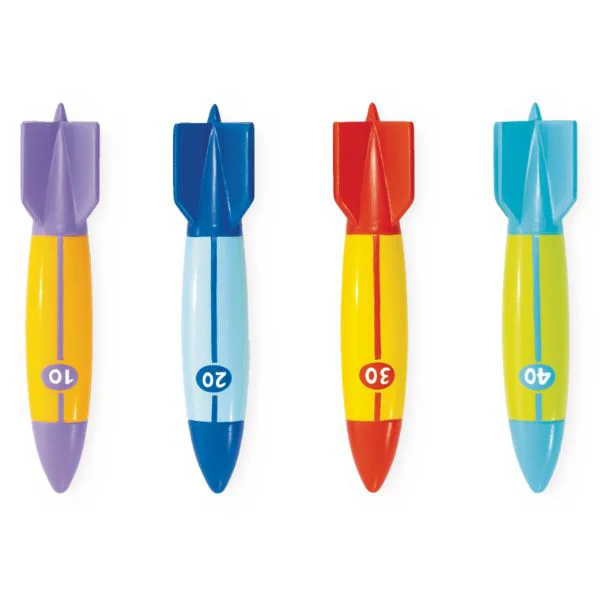 Set de joaca subacvatic Intex Torpile, 6+ ani, 4 buc. foto