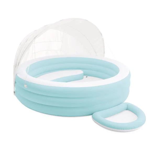 image for Piscina gonflabila cu acoperis Intex Canopy Lounge, 277x221x137 cm, 830 L foto