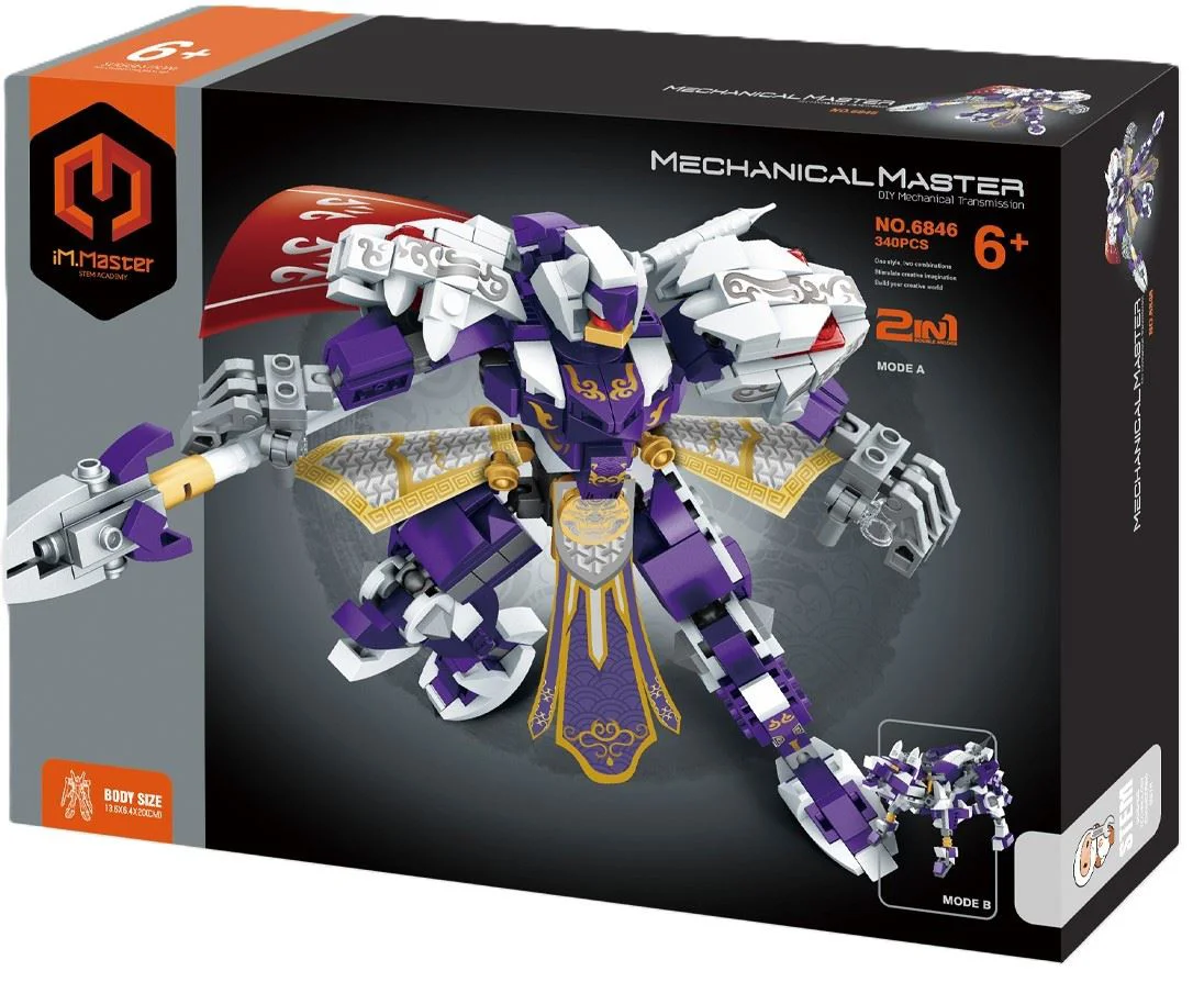 Set de constructie 2 in 1 iM.Master "Cei cinci Generali Tigri: Ma Chao", 340 el. foto