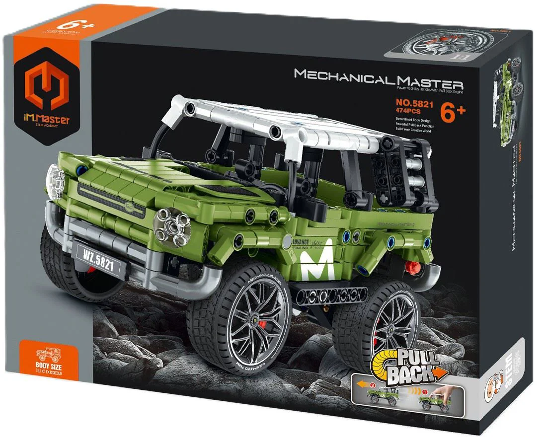Set de constructie cu inertie iM.Master "Pickup", 474 el. foto