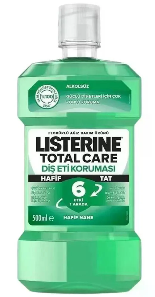 image for Apa de gura Listerine Total Care 6 in 1 Protectia gingiilor, 500 ml foto