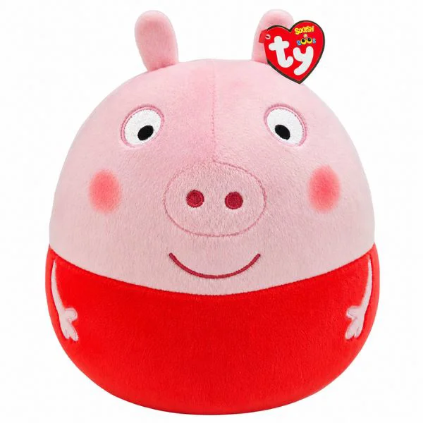 Jucarie de plus TY Squishy Beanies Peppa Pig, 25 cm foto