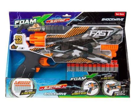 image for Электрический бластер Toi-Toys с мягкими стрелами foto