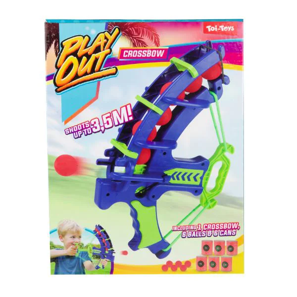 image for Set de joaca arbaleta cu bile din spuma si tinte Toi-Toys foto