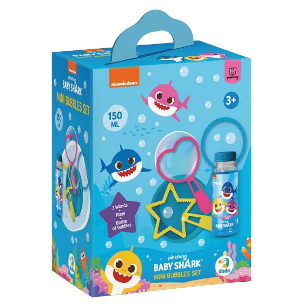 image for Mini baloane de sapun Dodo Baby Shark, 150 ml foto