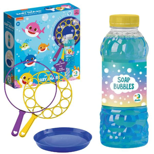 image for Set pentru baloane de sapun Dodo Baby Shark, 450 ml foto