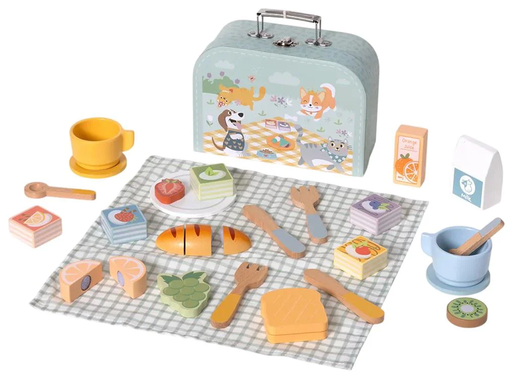 Set de joaca din lemn Tooky Toy Picnic foto