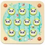 Joc 2 in 1 din lemn Tooky Toy Memorie si Tic Tac Toe foto