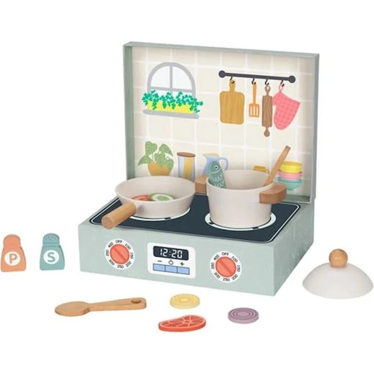 image for Деревянный игровой набор Tooky Toy Кухня foto