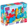 Set de constructie educativ Mattel Tractor cu animale foto