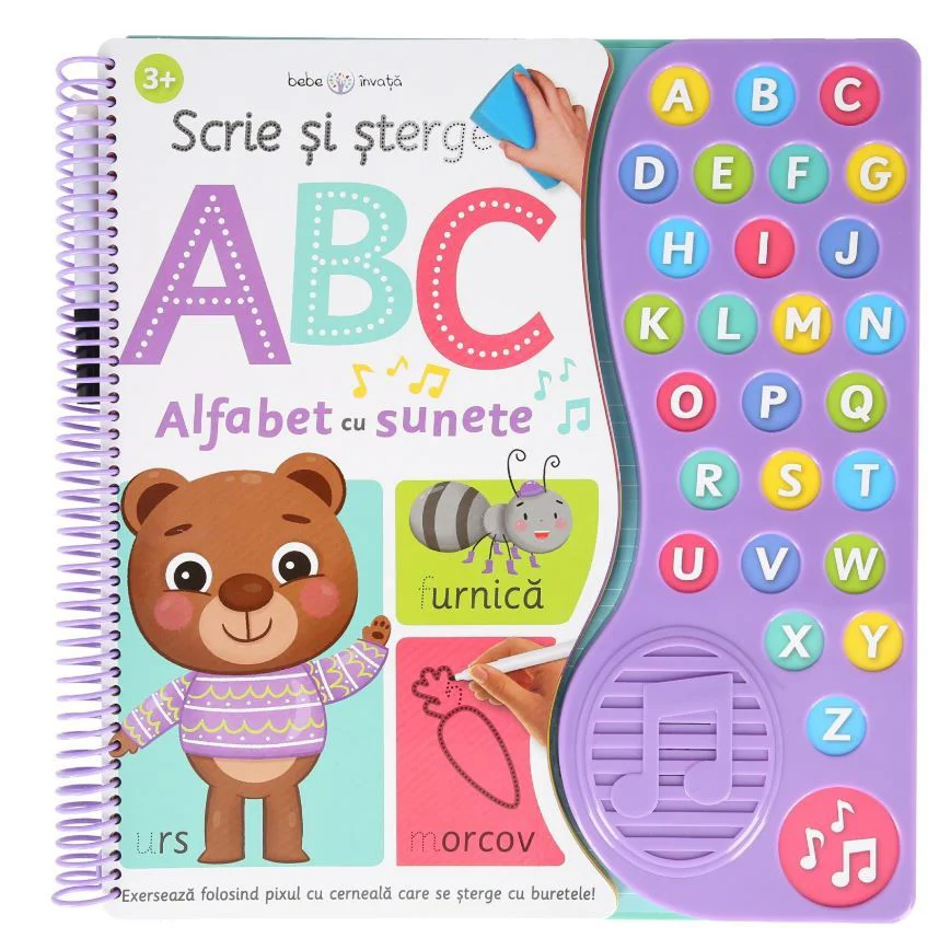 Scrie si sterge. ABC Alfabet cu sunete foto