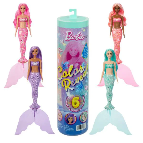 Papusa Barbie Color Reveal Sirena foto