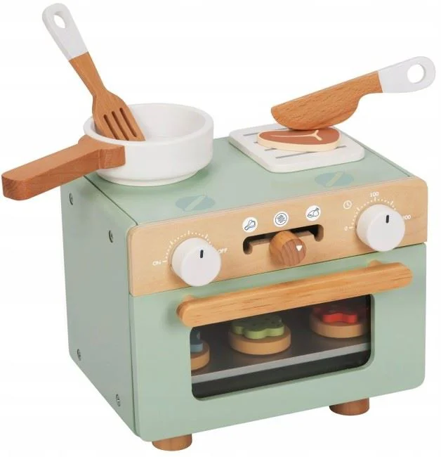 image for Деревянный игровой набор Tooky Toy Мини-печь foto
