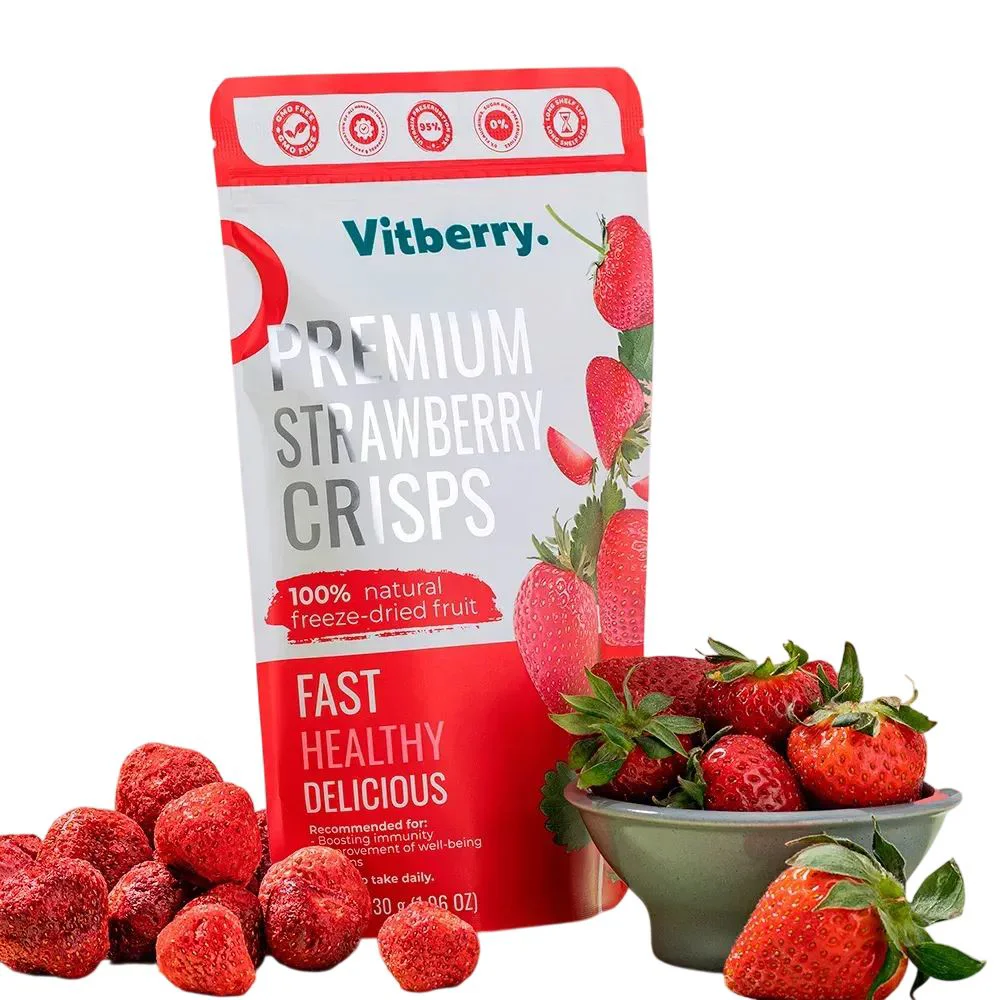 image for Био сублимированная клубника Vitberry, 30 г foto