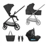 Carucior 3 in 1 KikkaBoo Mia Black 2026 foto