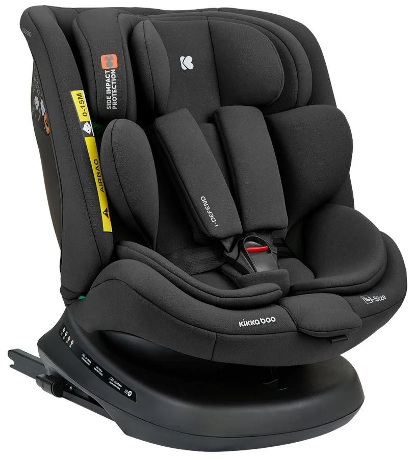 image for Автокресло KikkaBoo i-Defend i-Size Black, 40-150 см foto