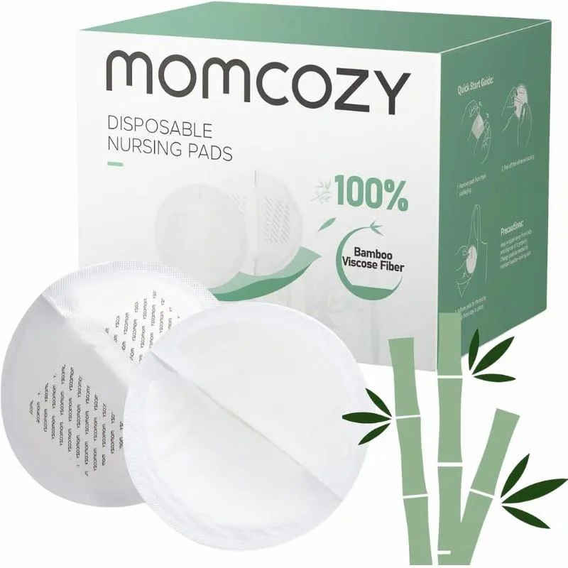 Одноразовые вкладыши для груди из бамбукового волокна Momcozy, 80 шт. foto