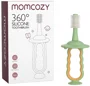 Periuta de dinti din silicon pentru bebelusi Momcozy Green foto
