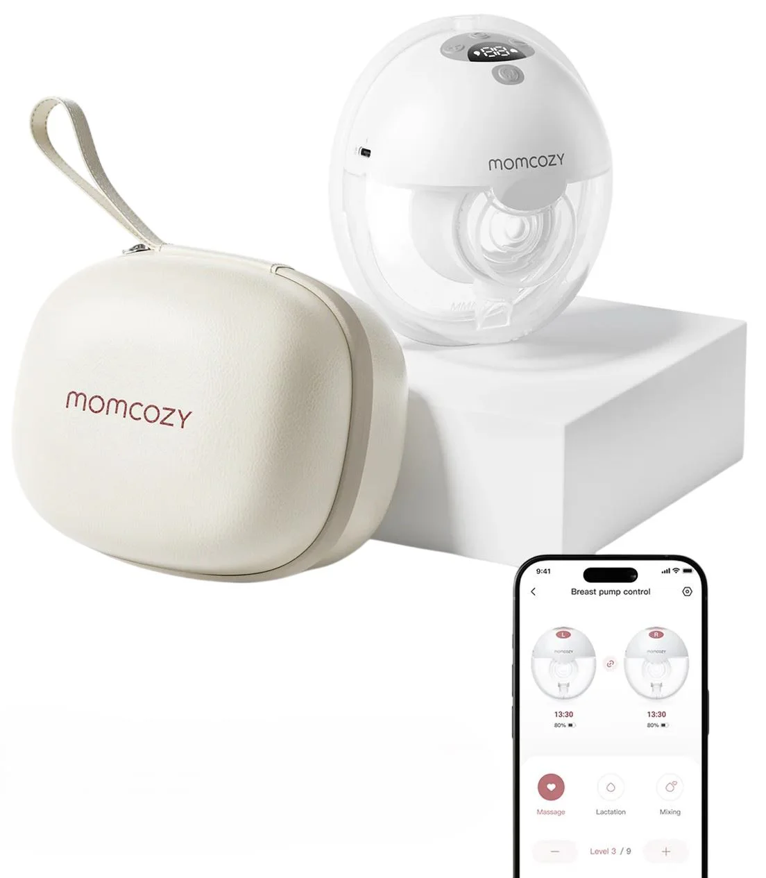 image for Pompa de san electrica Momcozy M5 Smart Grey foto
