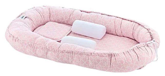 image for Бебинест BabyJem с цветами Pink foto