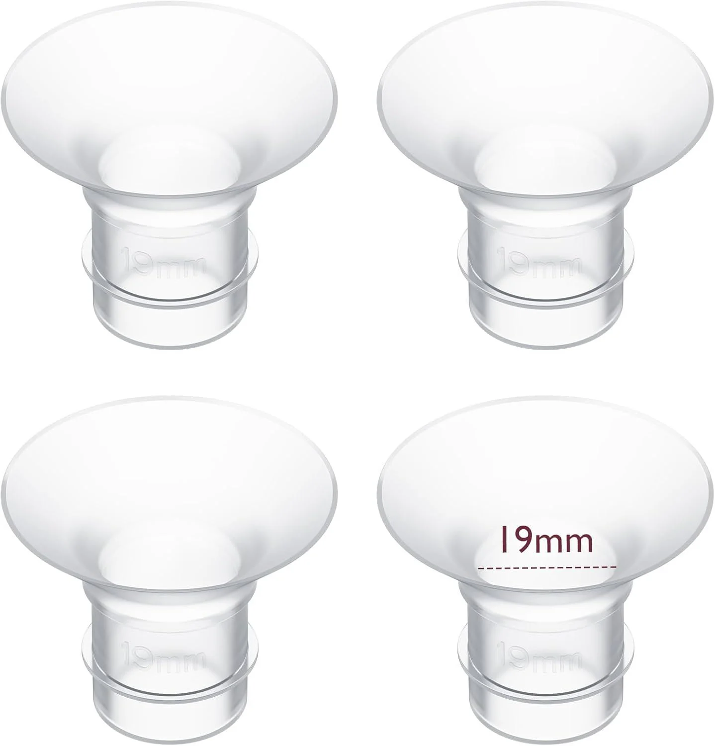 image for Insertii flansa de 19 mm pentru pompa Momcozy S9 Pro/S12 Pro, 4 buc. foto