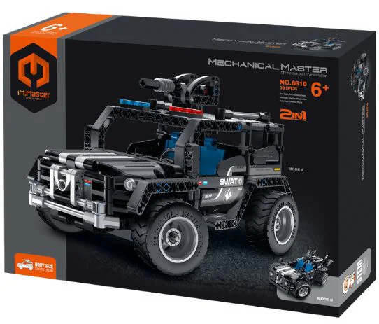 Set de constructie 2 in 1 iM.Master Masina SWAT, 391 el. foto