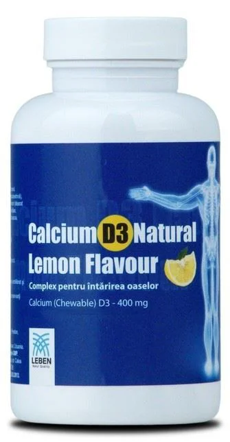 image for Пищевая добавка Calcium D3 Natural Orange Flavour Leben, 30 жевательных капсул foto
