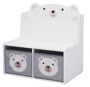 Bancuta cu spatiu de depozitare pentru jucarii si carti U-Grow Bear foto