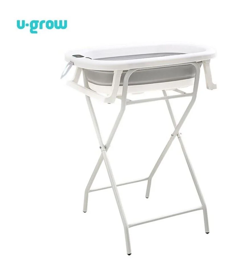 image for Складная ванночка U-Grow с металлической подставкой и термометром foto