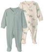 Carter's Set 2 pijamale cu talpa Green & Dinos foto